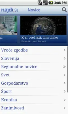 Najdi.si novice android App screenshot 2